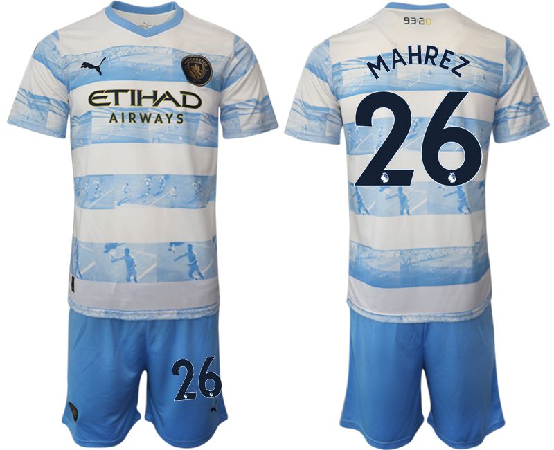 Men 2022-2023 Club Manchester City blue #26 Soccer Jersey->customized soccer jersey->Custom Jersey